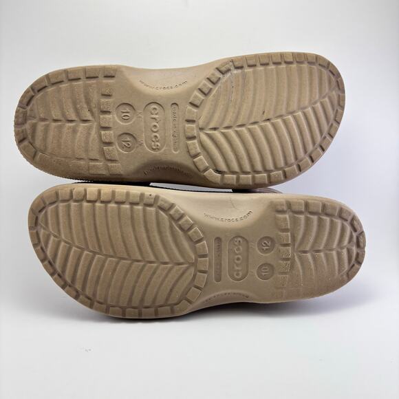 CROCS Classic Brown Clogs Size M10 W12 - Picture 8 of 12